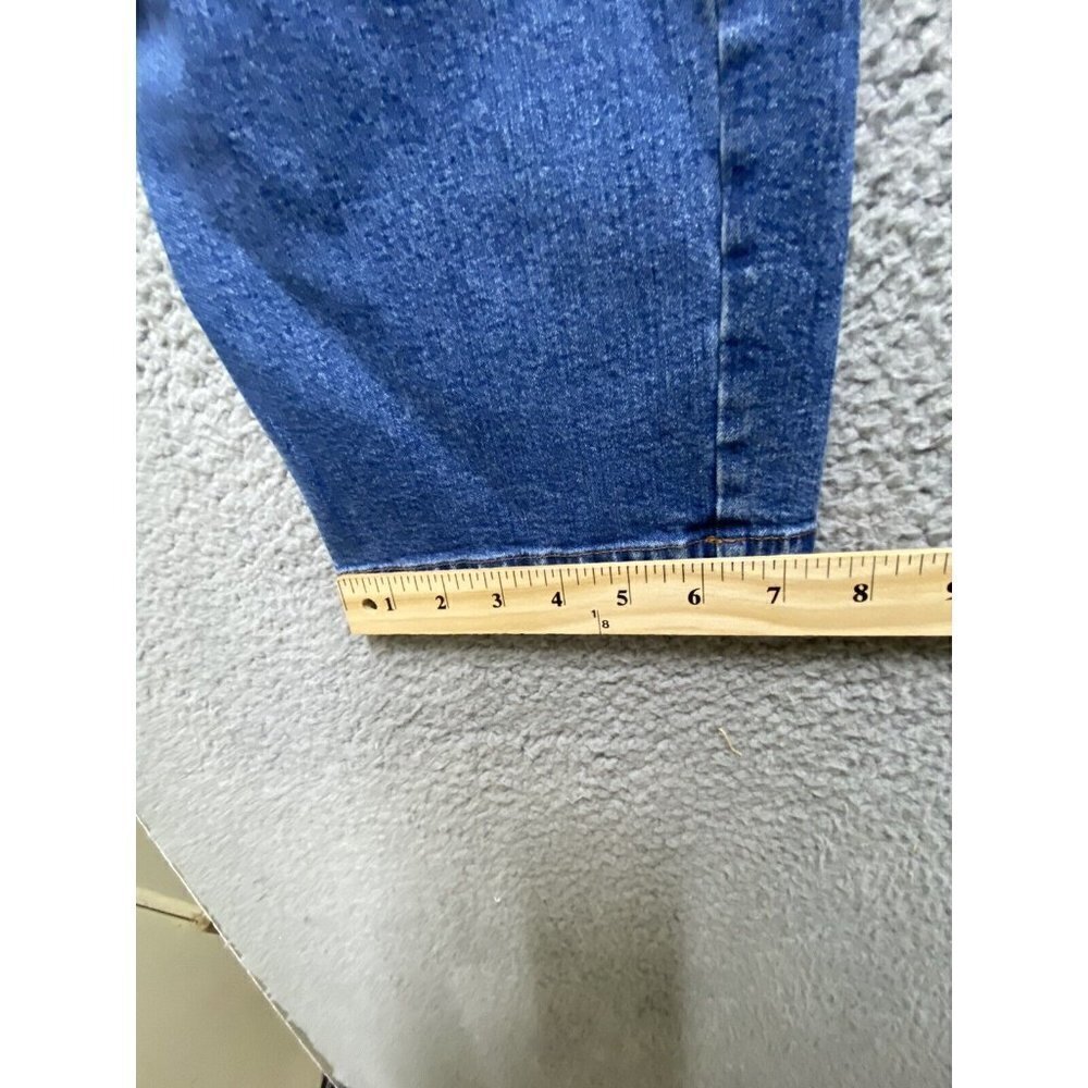 Ralph Lauren Women’s Jeans Co Size 14 Classic Straight  Blue Denim - Picture 6 of 9